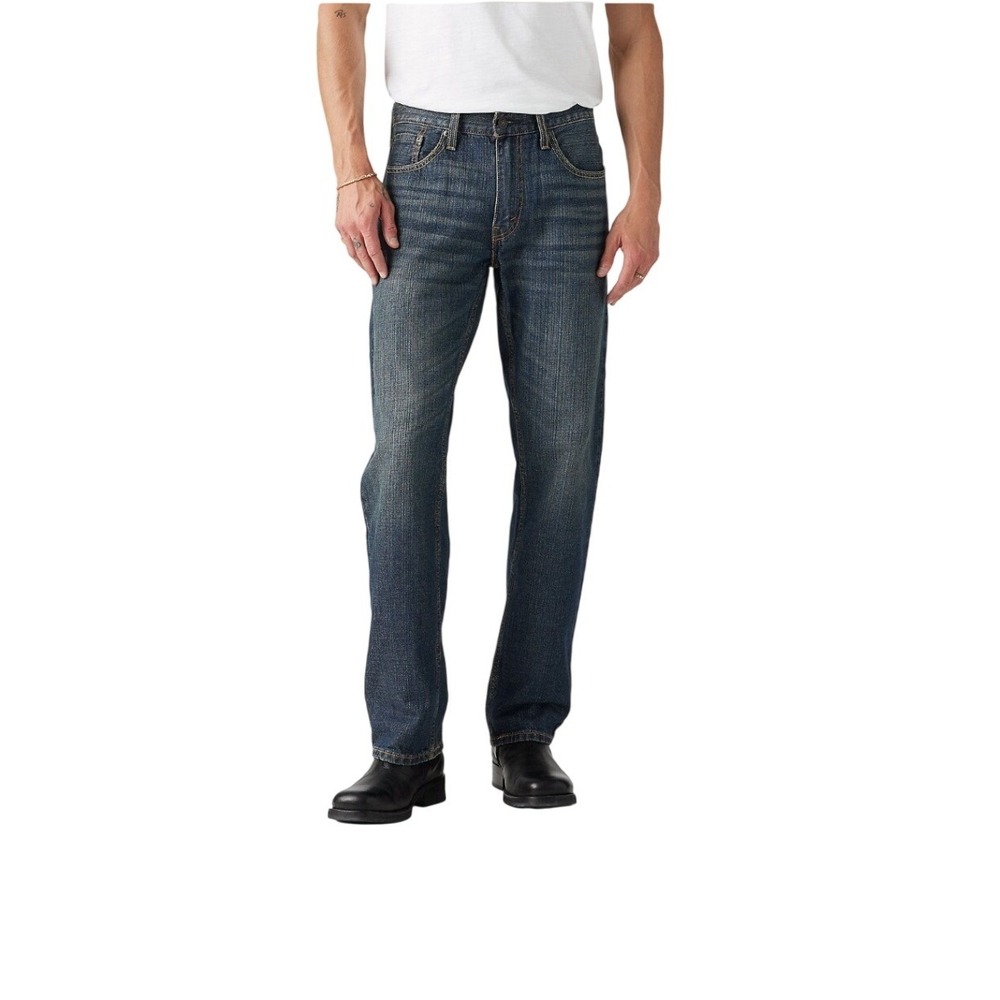 Levis 514 Straight Fit Mens Jeans 30x30 Medium‎ Wash Blue Denim 00514-0164
